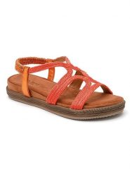 Sixth Sens Sandały w kolorze pomarańczowym rozmiar: 38. Pomarańczowe sandały damskie Sixth Sens, bez wzorów, bez obcasa. Za 121.99 zł.