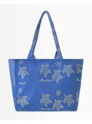 BLE Shopper bag w kolorze niebieskim - 42 x 35 x 20 cm rozmiar: onesize. Niebieskie shopper bag damskie BLE, bez wzorów, z materiału, na ramię, bez dodatków. Za 103.13 zł.