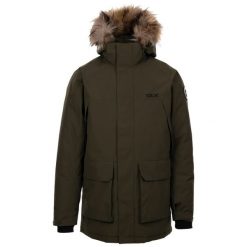 Dlx Mullan - Kurtka męska parka Dark Vine. Zielone kurtki męskie DLX, na zimę, m, bez wzorów, z dzianiny. Za 398.00 zł.