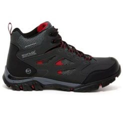 Buty trekkingowe męskie HolcombeIEP Mid Regatta. Szare buty trekkingowe męskie Regatta, bez zapięcia, trekkingowe. Za 277.00 zł.