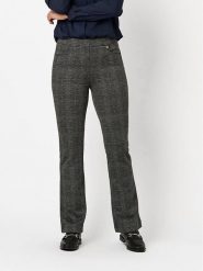 Rosner Spodnie w kolorze antracytowym rozmiar: 40K. Czarne spodnie materiałowe damskie Rosner, bez wzorów, z materiału, z podwyższonym stanem. Za 143.99 zł.