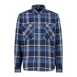 Koszula męska CMP 34S2717. Szare koszule męskie CMP, m, bez wzorów, z materiału, bez kołnierzyka, bez ramiączek. Za 283.00 zł.