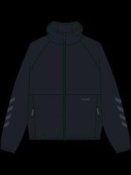 Hummel hmlACTIVE WINDBREAKER - Lekka kurtka z zamkiem przeciwwiatrowa. Czarne kurtki treningowe męskie HUMMEL, xl, bez wzorów, z poliamidu. Za 342.50 zł.