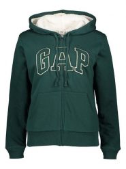 GAP Bluza w kolorze ciemnozielonym rozmiar: L. Zielone bluzy z kapturem damskie GAP, l. Za 159.95 zł.