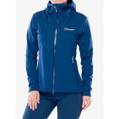 Kurtka softshell damska Berghaus Ridge-Roamer 3L Softshell Jacket. Niebieskie kurtki damskie Berghaus, l, bez wzorów, z softshellu, bez kaptura. Za 790.99 zł.