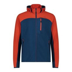 Bluza męska turystyczna CMP 35L6537. Niebieskie bluzy z kapturem męskie CMP, l, z materiału. Za 260.45 zł.