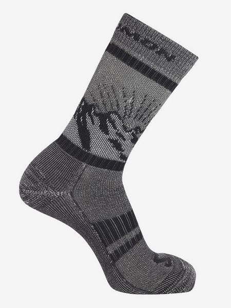 SALOMON Skarpety trekkingowe "Retro Wool" w kolorze szarym rozmiar: 45-47. Szare skarpetki męskie Salomon, bez wzorów, z wełny. Za 69.42 zł.