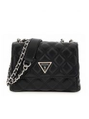 Guess Torebka w kolorze czarnym - 21 x 11 x 3 cm rozmiar: onesize. Czarne torebki klasyczne damskie Guess, z aplikacjami, z materiału, pikowane, bez dodatków. Za 479.95 zł.