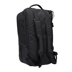 Torba sportowa Kipsta Urban 55 L. Czarne torby męskie na ramię Decathlon, bez wzorów, z materiału, na ramię. Za 189.99 zł.