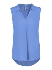Fresh Made Bluzka w kolorze niebieskim rozmiar: XL. Niebieskie bluzki damskie Fresh Made, s, bez wzorów, z wiskozy, klasyczne, bez kołnierzyka, bez ramiączek. Za 48.50 zł.