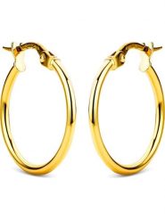 Diamant Exquis Złote kolczyki-kreole rozmiar: onesize. Żółte kolczyki damskie Diamant Exquis, złote. Za 1,035.99 zł.