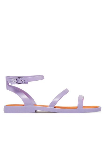 Melissa Sandały Melissa Heat Sandal Ad 36044 Fioletowy. Fioletowe sandały damskie Melissa, bez wzorów, z tworzywa sztucznego, bez obcasa, na płaskiej podeszwie. Za 289.99 zł.