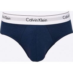 Calvin Klein Underwear - Slipy (2-pack). Slipki męskie Calvin Klein Underwear, bez wzorów, z bawełny. W wyprzedaży za 79.90 zł.