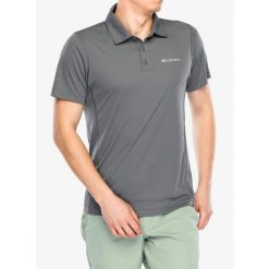 Koszulka polo męska Columbia Zero Rules Light Polo. Szare koszulki polo męskie Columbia, m, bez wzorów, bez ramiączek. W wyprzedaży za 198.45 zł.
