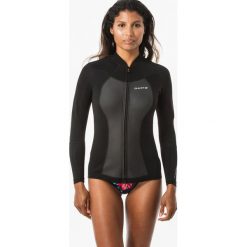Kurtka surfingowa damska Olaian 900 z neoprenu 1,5 mm. Czarne kurtki damskie OLAIAN, s, bez wzorów, z neoprenu, bez kaptura. Za 219.99 zł.
