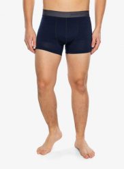 Bokserki termoaktywne Sensor Merino Active Boxers. Niebieskie bokserki męskie Sensor, bez wzorów, z materiału. Za 186.99 zł.