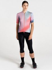 Dare 2b Koszulka kolarska "Stimulus II" ze wzorem rozmiar: 42. Brązowe bluzki sportowe damskie Dare 2b, bez wzorów, bez ramiączek. Za 101.23 zł.