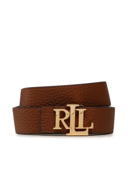 Lauren Ralph Lauren Pasek Damski 412912039002 Brązowy. Brązowe paski damskie Lauren Ralph Lauren, bez wzorów, ze skóry. Za 296.99 zł.