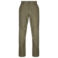 Męskie spodnie outdoorowe Kilpi JASPER-M. Brązowe spodnie materiałowe męskie Kilpi, bez wzorów, sportowe. Za 282.63 zł.