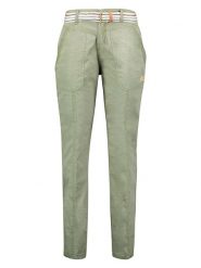 Geographical Norway Spodnie "Prioria" w kolorze khaki rozmiar: S. Brązowe spodnie materiałowe damskie Geographical Norway, bez wzorów, z bawełny. Za 57.20 zł.