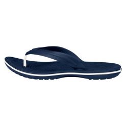 Japonki Crocs Crocband Flip, Dla obu płci. Niebieskie klapki damskie Crocs, bez wzorów, z materiału, bez obcasa. Za 244.00 zł.