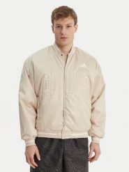 Adidas Kurtka bomber Stadium KE6211 Beżowy Loose Fit. Brązowe kurtki męskie Adidas, m, bez wzorów, z syntetyku, bez kaptura. Za 499.99 zł.