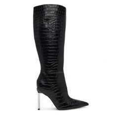 Kozaki Guess. Czarne kozaki damskie Guess, bez obcasa, na szpilce. Za 1,139.00 zł.