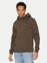 Quiksilver Bluza Keller AQYFT03340 Brązowy Regular Fit. Brązowe bluzy bez kaptura męskie Quiksilver, l, z syntetyku. Za 209.99 zł.