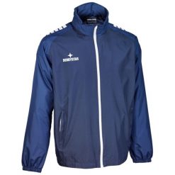 Kurtka męska Derbystar Allwetterjacke Madrid v25. Niebieskie kurtki męskie DERBYSTAR, m, bez wzorów, z materiału, z kapturem. Za 211.29 zł.