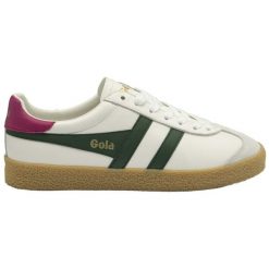 Damskie skórzane buty sportowe Gola Medallist Leather. Białe buty sportowe na co dzień damskie Gola, bez wzorów, ze skóry. Za 432.50 zł.