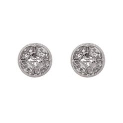 Kolczyki Guess. Szare kolczyki damskie Guess, srebrne. Za 249.99 zł.