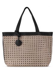 Ilse Jacobsen Shopper bag w kolorze beżowym - 51 x 36 cm rozmiar: onesize. Brązowe shopper bag damskie Ilse Jacobsen, bez wzorów, z materiału, na ramię, bez dodatków. Za 189.74 zł.
