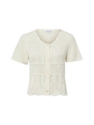 Marie Lund koszulka z dzianiny Kobiety Bawełna biały, M. Białe t-shirty damskie Marie Lund, m, bez wzorów, z bawełny, bez kołnierzyka. Za 129.95 zł.