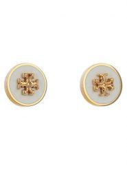 Tory Burch Kolczyki Kira 90547 Biały. Białe kolczyki damskie Tory Burch, metalowe. Za 539.99 zł.