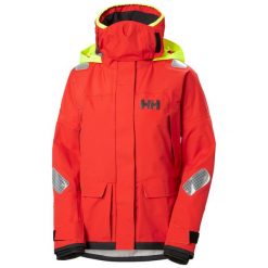 Damska kurtka z zegarkiem Helly Hansen Skagen Pro. Czerwone kurtki damskie Helly Hansen, na lato, s, bez wzorów, z materiału, bez kaptura. Za 2,310.00 zł.