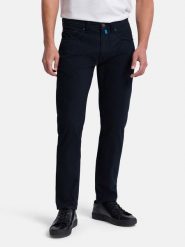 Pierre Cardin Spodnie w kolorze czarnym rozmiar: W32/L32. Niebieskie spodnie materiałowe męskie Pierre Cardin, z aplikacjami, z materiału, klasyczne. Za 131.74 zł.