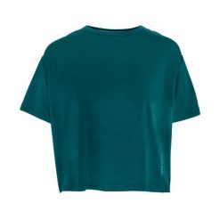 Koszulka damska Kari Traa Mija. Niebieskie bluzki damskie Kari Traa, bez wzorów, sportowe, bez kołnierzyka, bez ramiączek. Za 312.00 zł.