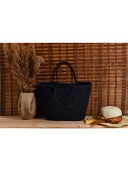 Scandinavia Concept Shopper bag "Ezekiel" w kolorze czarnym - 46 x 46 x 18 cm rozmiar: onesize. Czarne shopper bag damskie Scandinavia Concept, bez wzorów, z bawełny, na ramię, bez dodatków. Za 131.74 zł.