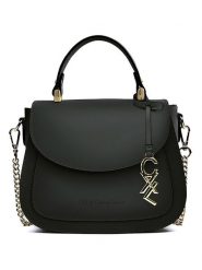 CXL by Christian Lacroix Skórzana torebka w kolorze czarnym - 23 x 20 x 11 cm rozmiar: onesize. Czarne torebki klasyczne damskie CXL by Christian Lacroix, bez wzorów, z materiału, bez dodatków. Za 366.35 zł.