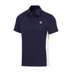 Koszulka tenisowa Fila Polo Piero. Niebieskie koszulki polo męskie Fila, l, bez wzorów, z materiału, bez ramiączek. Za 209.00 zł.