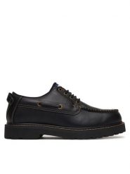 Tommy Jeans Półbuty Archive '01 Boat Shoe Leather EM0EM01651 Czarny. Czarne półbuty męskie Tommy Jeans, z jeansu, bez zapięcia. Za 569.99 zł.