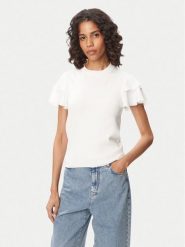French Connection Bluzka Aylaa Krista 789C2 Biały Regular Fit. Białe bluzki damskie French Connection, m, bez wzorów, z wiskozy, bez ramiączek. Za 359.99 zł.