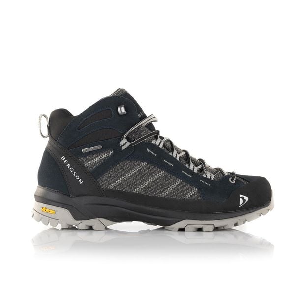Buty trekkingowe męskie KADAM MID STX. Niebieskie buty trekkingowe męskie Bergson, bez zapięcia, trekkingowe. Za 599.00 zł.