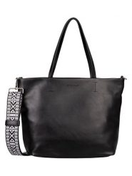 Tom Tailor Shopper bag "Palina" w kolorze czarnym - 42 x 29 x 15 cm rozmiar: onesize. Czarne shopper bag damskie Tom Tailor, bez wzorów, z materiału, na ramię, bez dodatków. Za 108.99 zł.