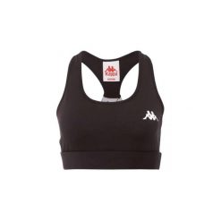 Damski Biustonosz Sportowy Ebba. Czarne biustonosze sportowe damskie Kappa, bez wzorów. Za 73.99 zł.
