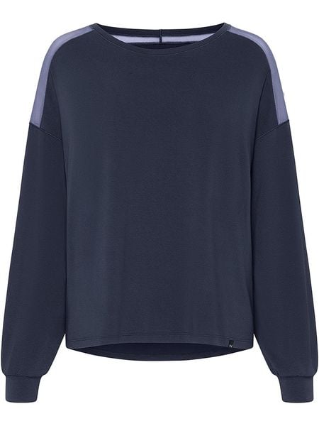 Naturana Bluza w kolorze granatowym rozmiar: M. Niebieskie bluzy bez kaptura damskie Naturana, m. Za 122.38 zł.