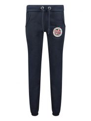 Geographical Norway Spodnie dresowe "Mirly" w kolorze granatowym rozmiar: XXL. Niebieskie spodnie dresowe damskie Geographical Norway, xxl, bez wzorów, z dresówki. Za 70.24 zł.