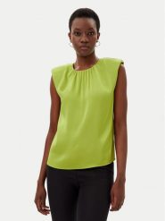 Marciano Guess Bluzka 5GGH39 7079A Zielony Regular Fit. Zielone bluzki damskie Marciano Guess, z aplikacjami, z syntetyku, bez ramiączek. Za 219.99 zł.