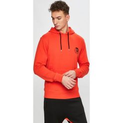 Diesel - Bluza. Brązowe bluzy z kapturem męskie Diesel, l, z bawełny. W wyprzedaży za 239.90 zł.