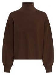 MOSS COPENHAGEN Sweter "Mercy" w kolorze brązowym rozmiar: L/XL. Brązowe golfy damskie MOSS COPENHAGEN, l, bez wzorów, bez ramiączek. Za 130.99 zł.